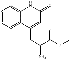 4-Quinolinepropanoic acid, α-amino-1,2-dihydro-2-oxo-, methyl ester 结构式