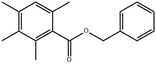 Phenylmethyl 2,3,4,6-tetramethylbenzoate 结构式