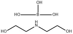 Boric acid (H3BO3), reaction products with diethanolamine 结构式