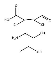 2-Butenoic acid, 2,3-dichloro-4-oxo-, reaction products with Et alc. and ethanolamine 结构式