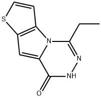 5-ethylthieno[2',3':4,5]pyrrolo[1,2-d][1,2,4]triazin-8(7H)-one 结构式