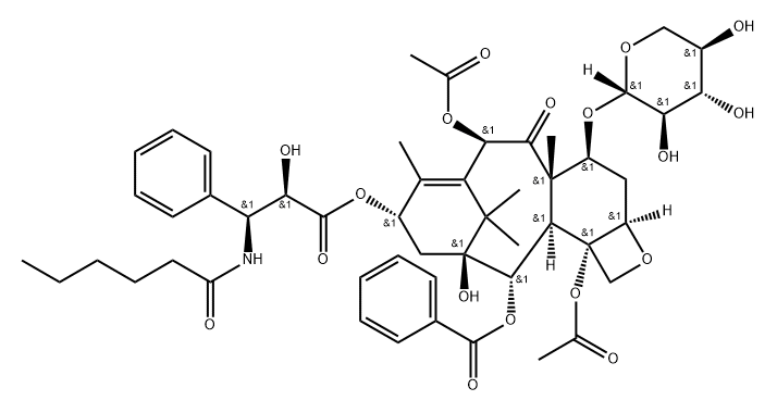 7-木糖基紫杉醇 C 结构式