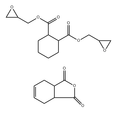 1,2-Cyclohexanedicarboxylic acid, bis(oxiranylmethyl) ester, reaction products with 3a,4,7,7a-tetrahydro-1,3-isobenzofurandione 结构式