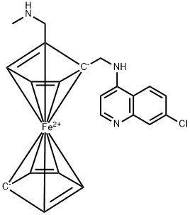 DESMETHYL FERROQUINE 结构式