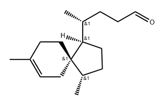 Spiro[4.5]dec-7-ene-1-butanal, γ,4,8-trimethyl-, [1R-[1α(R*),4β,5β]]- (9CI) 结构式