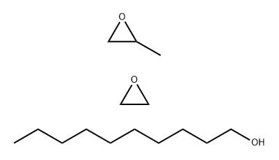 甲基环氧乙烷与环氧乙烷的聚合物的癸基醚 结构式