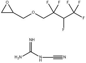 Guanidine, cyano-, reaction products with [(2,2,3,4,4,4-hexafluorobutoxy)methyl]oxirane 结构式