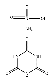 1,3,5-Triazine-2,4,6(1H,3H,5H)-trione, manuf. of, nitric acid purified, ammonia neutralized, by-products from 结构式