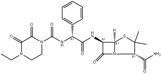 piperacillin amide 结构式