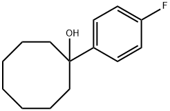 1-(4-氟苯基)环辛醇 结构式