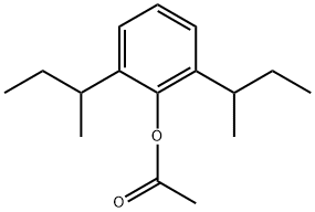 Phenol, 2,6-bis(1-methylpropyl)-, 1-acetate 结构式