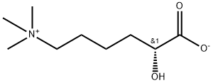(5R)-5-Carboxylato-5-hydroxy-N,N,N-trimethyl-1-pentanaminium 结构式