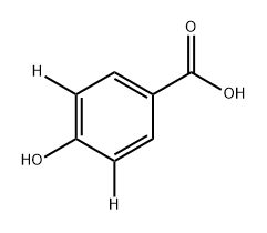 4-hydroxybenzoic acid-D2Q: What is 
4-hydroxybenzoic acid-D2 Q: What is the CAS Number of 
4-hydroxybenzoic acid-D2 结构式