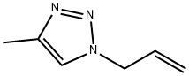 1-丙烯基-4-甲基-1,2,3,-三氮唑 结构式