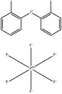 Iodonium, bis(2-methylphenyl)-, hexafluorophosphate(1-) (1:1) 结构式