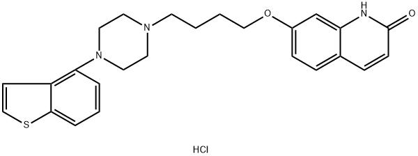 化合物BREXPIPRAZOLE HCL 结构式