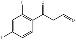 Benzenepropanal, 2,4-difluoro-β-oxo- 结构式