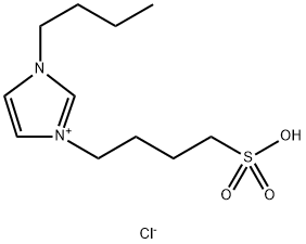 1-丁基磺酸-3-丁基咪唑氯盐 结构式