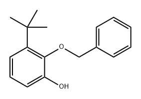 2-(benzyloxy)-3-(tert-butyl)phenol 结构式