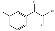 Benzeneacetic acid, α,3-difluoro- 结构式