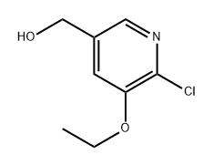 (6-chloro-5-ethoxypyridin-3-yl)methanol 结构式