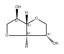 (3R,3AS,6S,6AR)-六氢呋喃[3,2-B]呋喃-3,6-二醇 结构式