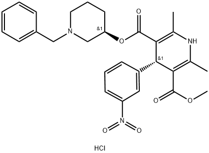 BENIDIPINE HYDROCHLORIDE 结构式