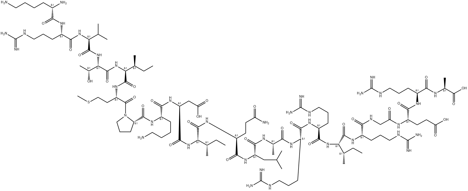 HISTONE H3 (116-136),C116-136 结构式