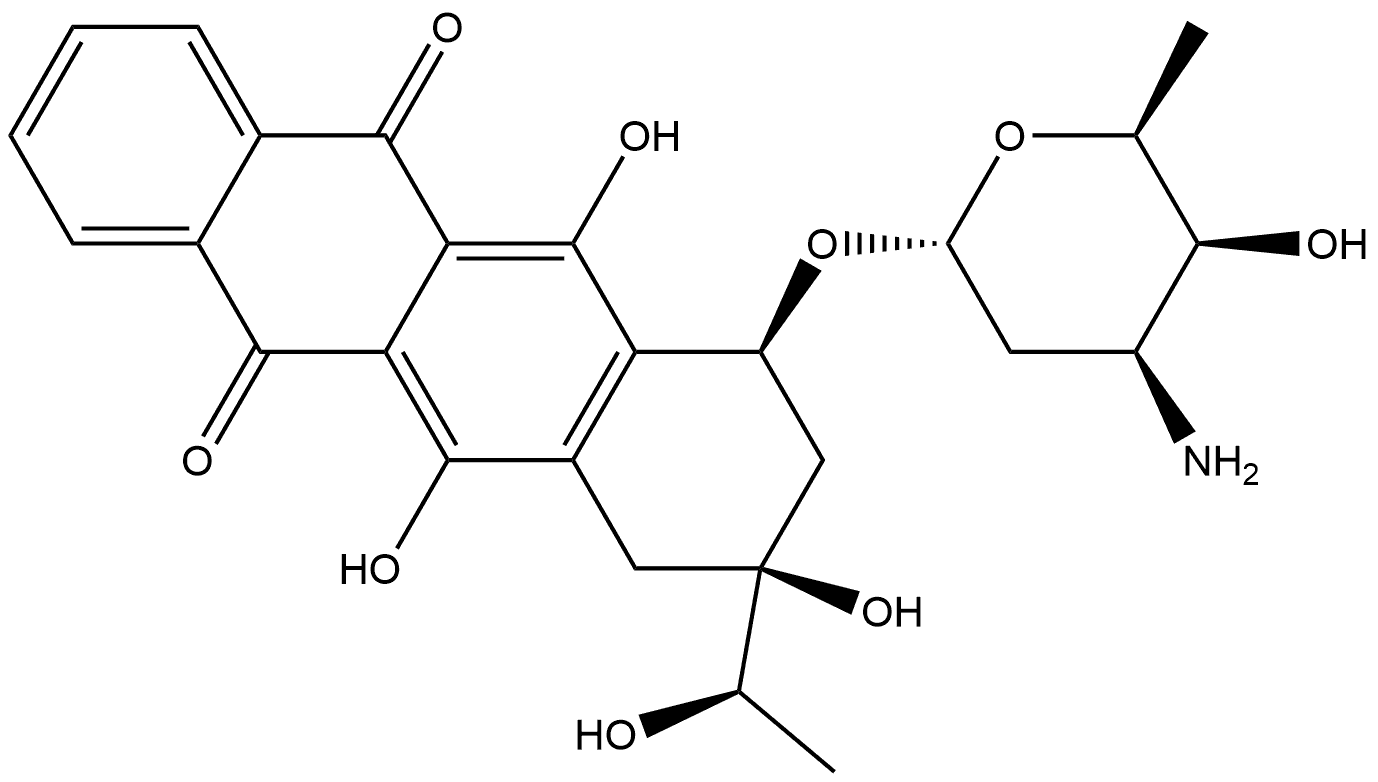 伊达比星杂质8 结构式