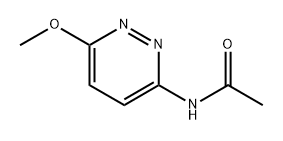 N-(6-methoxypyridazin-3-yl)acetamide 结构式