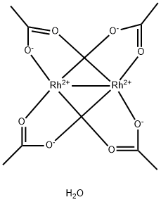 二聚醋酸铑 二水合物 结构式