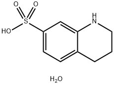 1,2,3,4-Tetrahydroquinoline-7-sulfonic acid hydrate 结构式