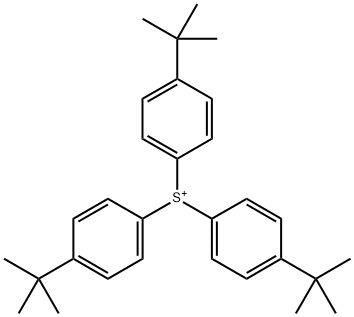 Sulfonium, tris[4-(1,1-dimethylethyl)phenyl]- 结构式