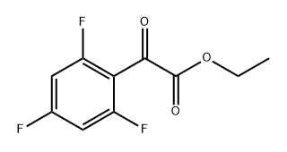 ethyl 2-oxo-2-(2,4,6-trifluorophenyl)acetate 结构式