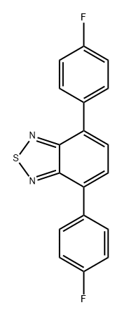 4,7-双(4-氟苯基)苯并[C][1,2,5]噻二唑 结构式