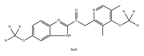 Esomeprazole Sodium D6 结构式