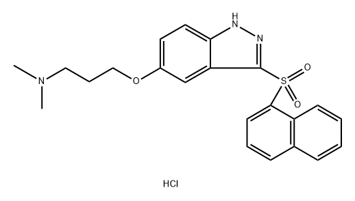 化合物 CERLAPIRDINE HYDROCHLORIDE 结构式