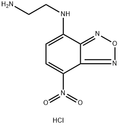 N1-(7-nitrobenzo[c][1,2,5]oxadiazol-4-yl)ethane-1,2-diamine hydrochloride 结构式