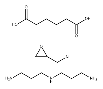 Hexanedioic acid, reaction products with dipropylenetriamine and epichlorohydrin 结构式