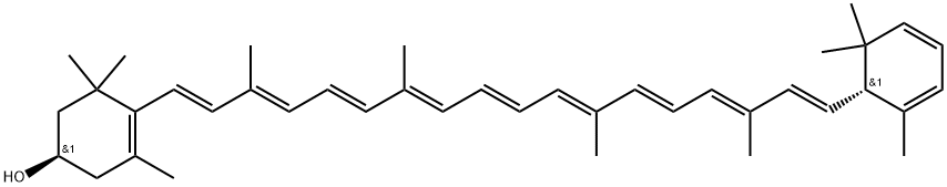 Anhydrolutein II 结构式