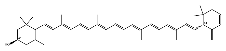 Anhydrolutein I 结构式