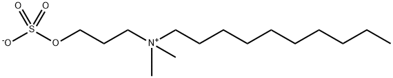 N,N-DIMETHYL-N-(3-(SULFOOXY)PROPYL)-1-DE CANAMINIUM OH INNER SALT, 98 结构式