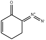 2-Cyclohexen-1-one, 6-diazo- 结构式