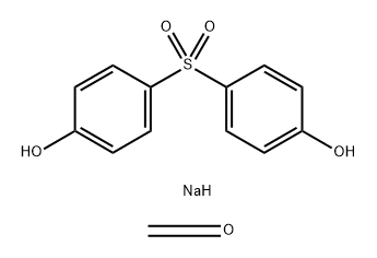 甲醛与4,4'-磺酰二苯酚二钠盐的反应产物 结构式