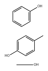 Phenol, reaction products with methanol, p-cresol fraction 结构式