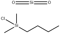 一氯二甲基丁基硅烷、二氧化硅的水解产物 结构式