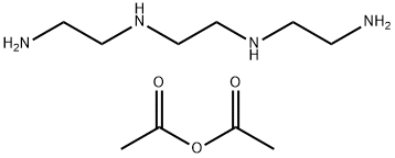 Acetic acid, anhydride, reaction products with triethylenetetramine  结构式