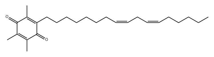 2-heptadeca-8,11-dienyl-3,5,6-trimethyl-[1,4]benzoquinone 结构式