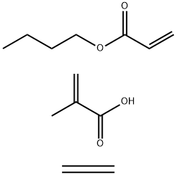 2-Methyl-2-propenoic acid polymer with butyl 2-propenoate and ethene, zinc salt 结构式