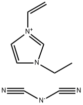 1-烯丙基-3-乙基咪唑二腈胺盐 结构式